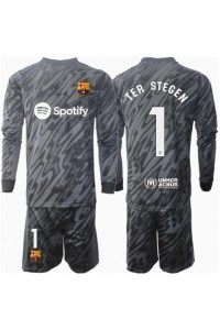 Barcelona Ter Stegen #1 Keeper Babyklær Tredje Fotballdrakt til barn 2024-25 Lange ermer (+ Korte bukser)